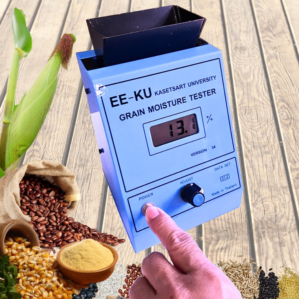 การใช้งาน เครื่องวัดความชื้น EE-KU : How to use EE-KU Grain Moisture Meter